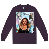 Plum kelly clarkson Long Sleeve Tee - artisFamous