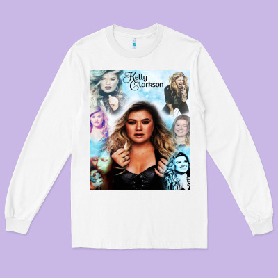 Kelly Clarkson Long Sleeve Tee Designed By Artisfamous
