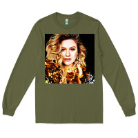 Army Green kelly clarkson Long Sleeve Tee - artisFamous