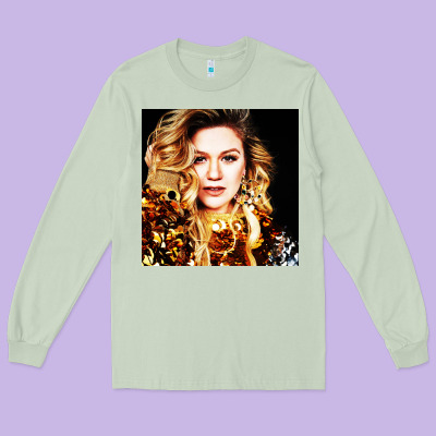 Kelly Clarkson Long Sleeve Tee Designed By Artisfamous