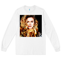 White kelly clarkson Long Sleeve Tee - artisFamous