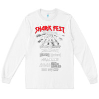 White shark fest Long Sleeve Tee - artisFamous