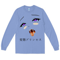 Colony Blue ahegao face girl Long Sleeve Tee - artisFamous