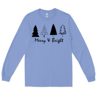 Colony Blue merry and bright Long Sleeve Tee - artisFamous