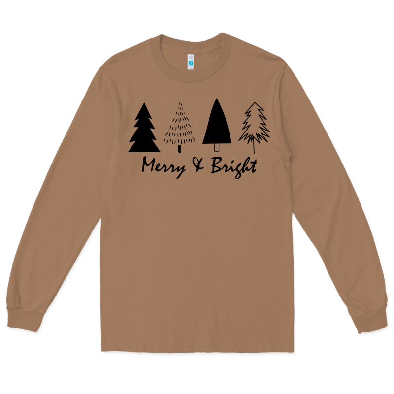 Merry And Bright Long Sleeve Tee by artisFamous | Teevron