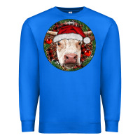 True Royal Hereford Cow Christmas Premium Sweatshirt - RanaPortraitStore