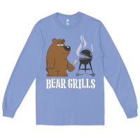 Colony Blue Bear Grills Grylls Long Sleeve Tee - artisFamous