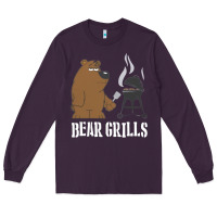 Plum Bear Grills Grylls Long Sleeve Tee - artisFamous