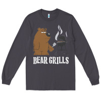 Smoke Bear Grills Grylls Long Sleeve Tee - artisFamous