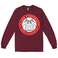 Burgundy clark university Long Sleeve Tee - artisFamous