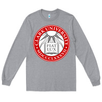 Heather Grey clark university Long Sleeve Tee - artisFamous