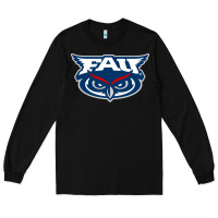 Black florida atlantic owls Long Sleeve Tee - artisFamous