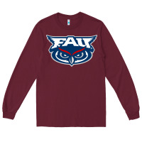 Burgundy florida atlantic owls Long Sleeve Tee - artisFamous