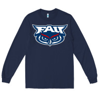 Navy florida atlantic owls Long Sleeve Tee - artisFamous