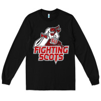 Black edinboro fighting scots Long Sleeve Tee - artisFamous