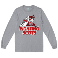 Heather Grey edinboro fighting scots Long Sleeve Tee - artisFamous
