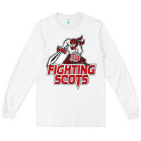 White edinboro fighting scots Long Sleeve Tee - artisFamous