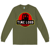 Army Green dr who park time lord Long Sleeve Tee - artisFamous