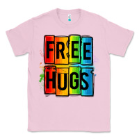 Bubblegum Pink free hugs Classic Tee - OliviaCreatesArt