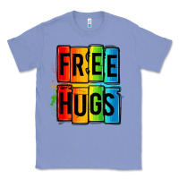 Colony Blue free hugs Classic Tee - OliviaCreatesArt