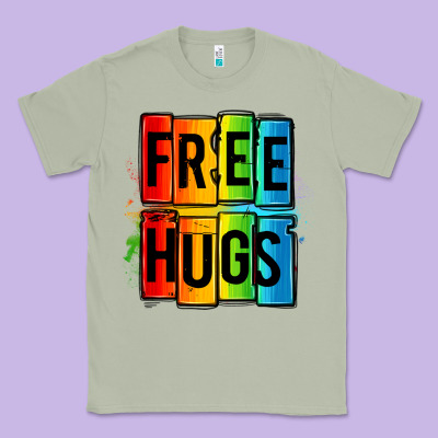 Free Hugs Classic Tee Designed By Oliviacreatesart