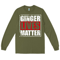 Army Green ginger lives matter Long Sleeve Tee - artisFamous