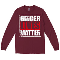 Burgundy ginger lives matter Long Sleeve Tee - artisFamous