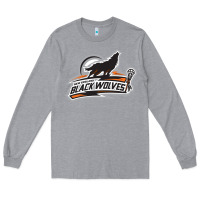 Heather Grey new england black wolves Long Sleeve Tee - artisFamous