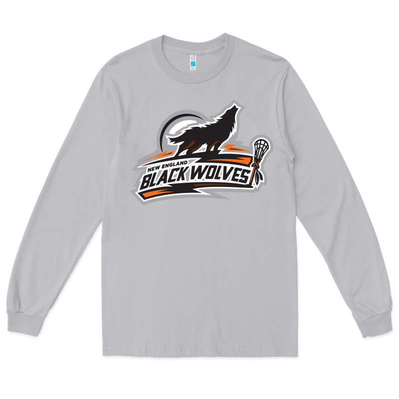 New England Black Wolves Long Sleeve Tee by artisFamous | Teevron