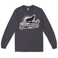 Smoke new england black wolves Long Sleeve Tee - artisFamous