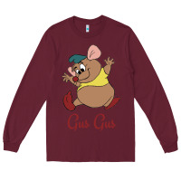Burgundy GUS GUS Long Sleeve Tee - artisFamous