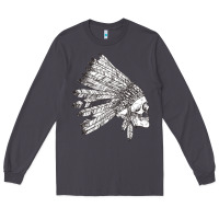 Smoke american indian Long Sleeve Tee - artisFamous