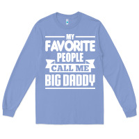 Colony Blue big daddy Long Sleeve Tee - artisFamous