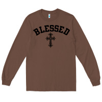 Chestnut blessed christian christianity Long Sleeve Tee - artisFamous