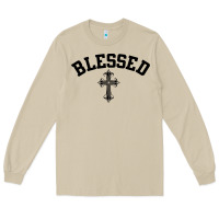 Mushroom blessed christian christianity Long Sleeve Tee - artisFamous