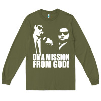 Army Green blues brothers belushi Long Sleeve Tee - artisFamous