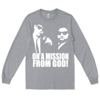 Heather Grey blues brothers belushi Long Sleeve Tee - artisFamous