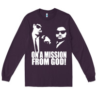 Plum blues brothers belushi Long Sleeve Tee - artisFamous