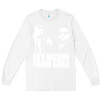White blues brothers belushi Long Sleeve Tee - artisFamous