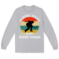 Moon Dust bocce super power boules sports Long Sleeve Tee - artisFamous