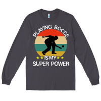 Smoke bocce super power boules sports Long Sleeve Tee - artisFamous
