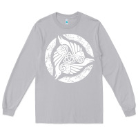 Moon Dust celtic trinity knot crow spiritual mandala Long Sleeve Tee - artisFamous