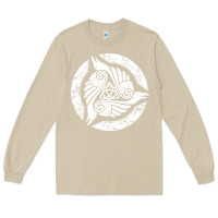Mushroom celtic trinity knot crow spiritual mandala Long Sleeve Tee - artisFamous