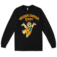 Black yabba dabba doo Long Sleeve Tee - artisFamous