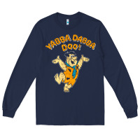 Navy yabba dabba doo Long Sleeve Tee - artisFamous