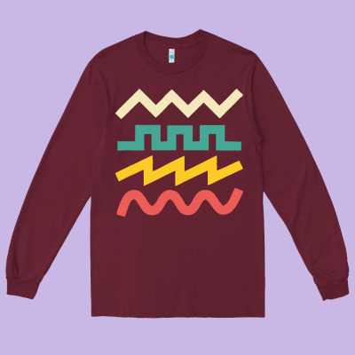 Synthetiseur Long Sleeve Tee Designed By Artisfamous