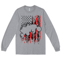 Heather Grey usa utv rzr racing Long Sleeve Tee - artisFamous