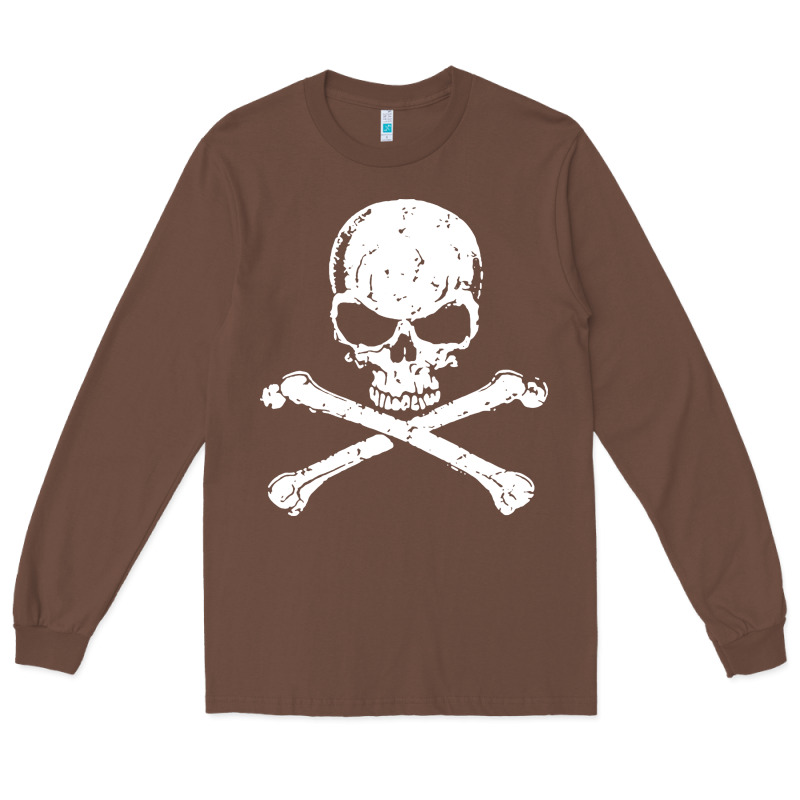 Pirates Adults Pirates Skull Crossbones Beard Long Sleeve Tee by artisFamous | Teevron