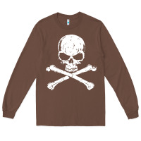 Chestnut pirates adults pirates skull crossbones beard Long Sleeve Tee - artisFamous