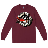Burgundy you're despicable Long Sleeve Tee - artisFamous